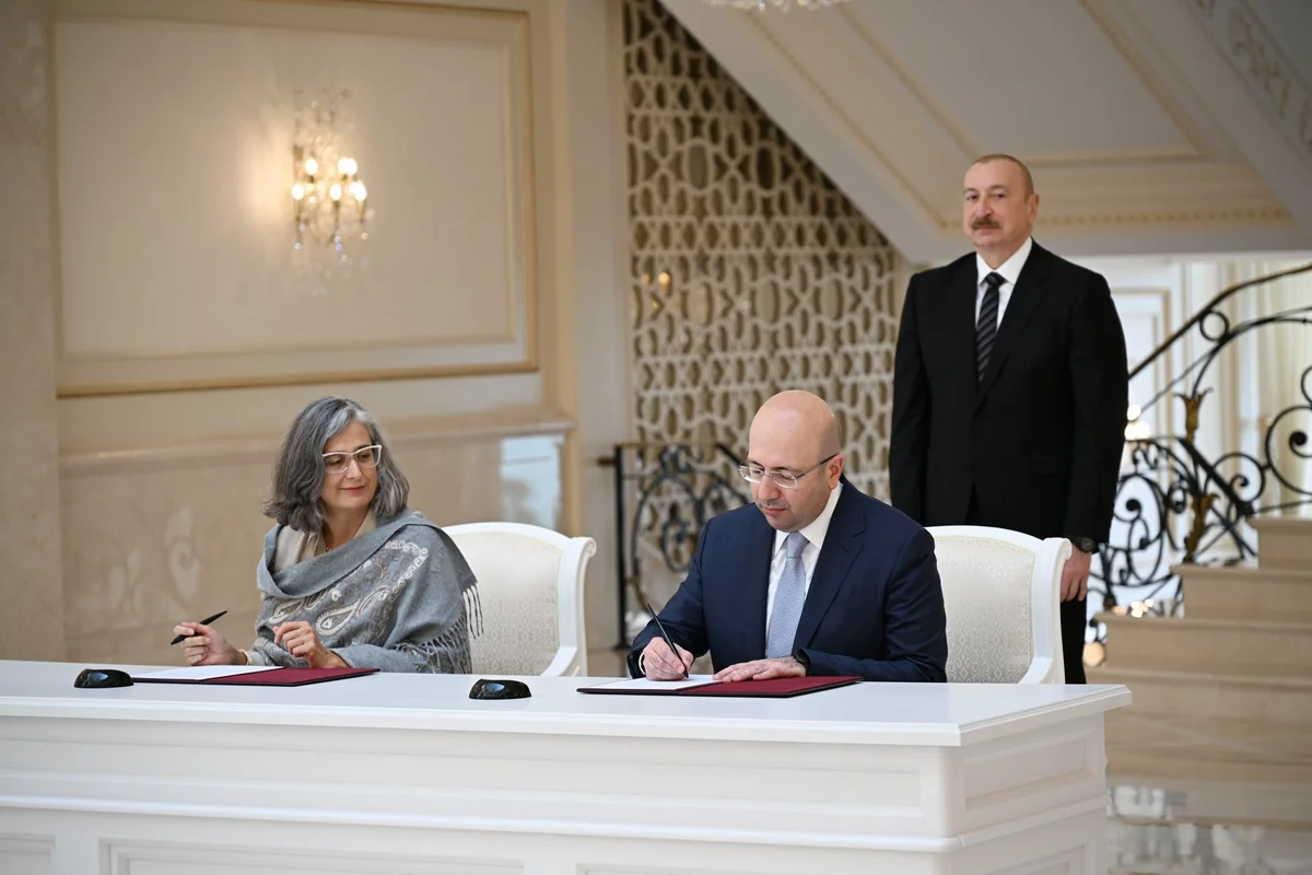 Azərbaycanla UN-Habitat arasında Niyyət Məktubu imzalandı - FOTOLAR 2 unh 2