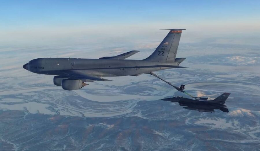 us kc 135 stratotanker declares emergency over qatar mid air distress signal triggers alert 2026 05 05