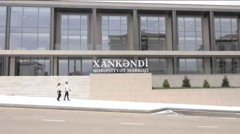 Xankəndidə Mədəniyyət Mərkəzi yenidən istifadəyə verildi - FOTOLAR