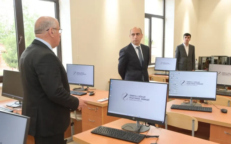 Nazir İsmayıllı Dövlət Peşə Təhsil Mərkəzinin Qobustan korpusunda - FOTOLAR