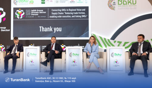 TuranBank-ın İH Sədri IsDB-nin illik toplantılarında çıxış etdi – FOTOLAR