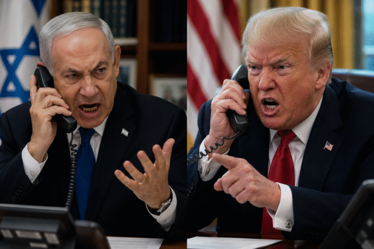 Telefon danışığında gərgin anlar – Tramp Netanyahuya qəzəbləndi