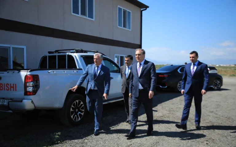 Niyazi Bayramov bərk məişət tullantıları poliqonunda - FOTOLAR