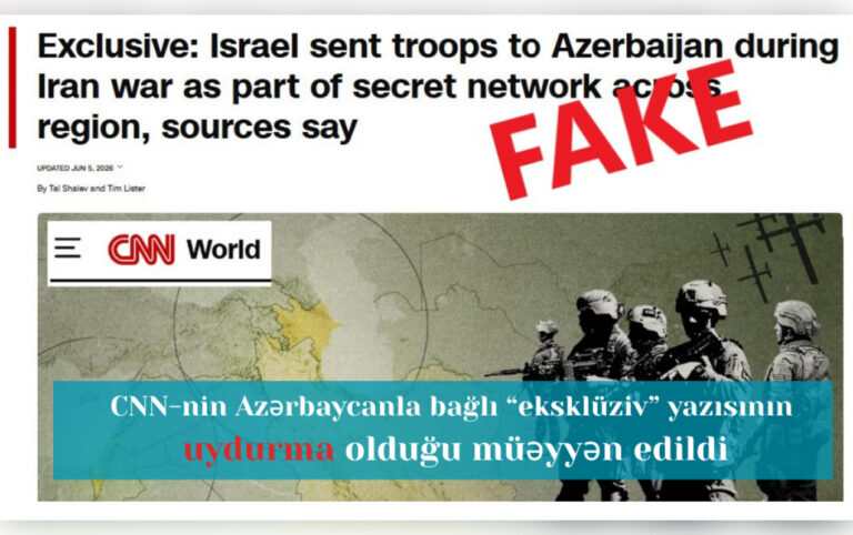 CNN-in Azərbaycanla bağlı “eksklüziv” yazısı uydurma imiş - FOTOLAR