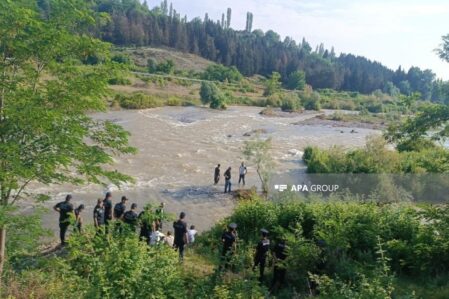 Tovuzda çayda batan gəncin meyiti tapıldı – FOTOLAR