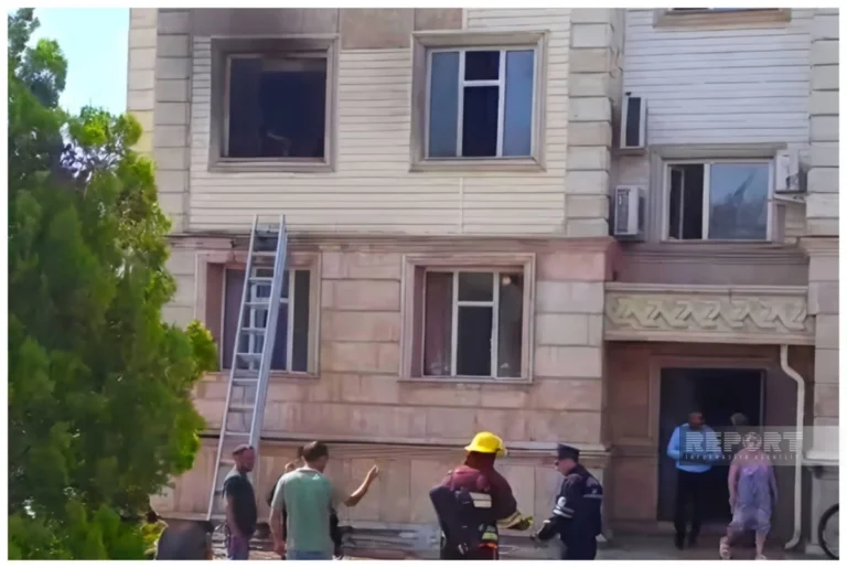 Culfada yanğın: ana xəsarət aldı, övladı öldü - FOTO