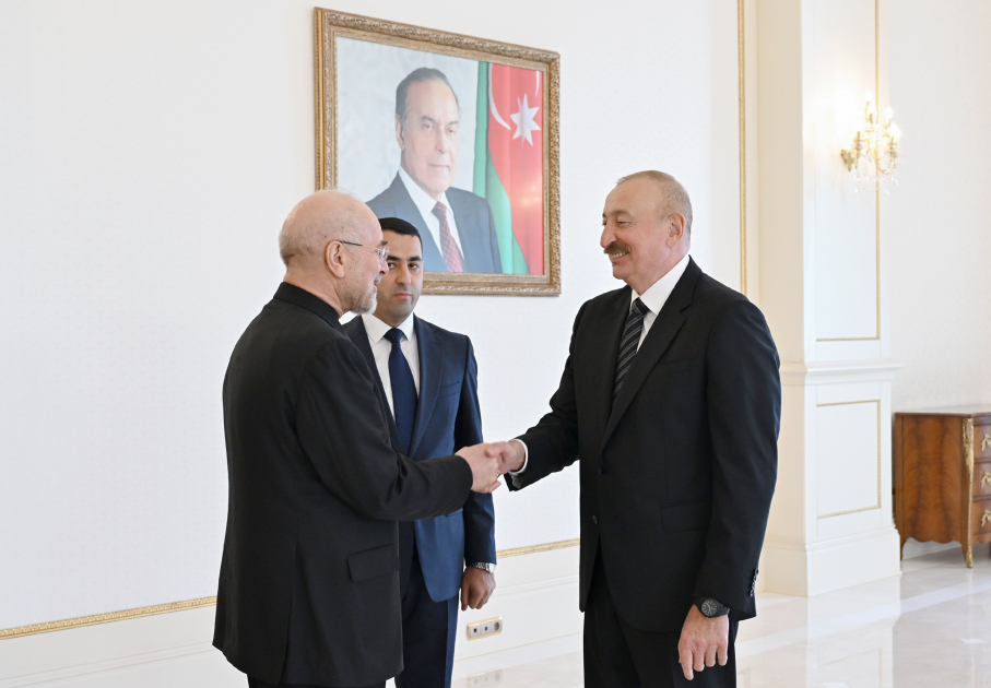 İlham Əliyev Qalibafı qəbul etdi - FOTOLAR 2 qa 5