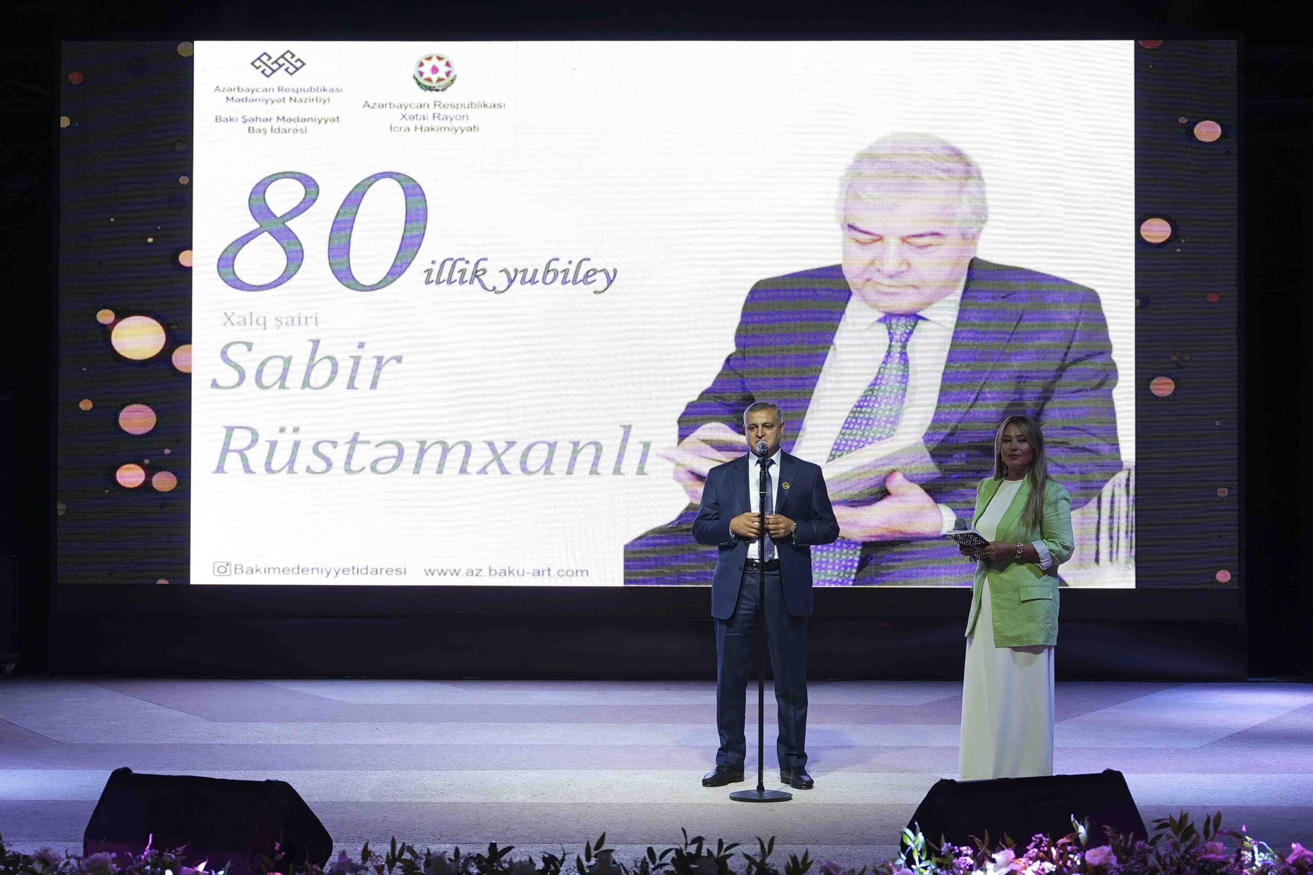 Xətaidə Sabir Rüstəmxanlının 80 illik yubileyi qeyd edildi - VİDEO 17 sb 17 scaled