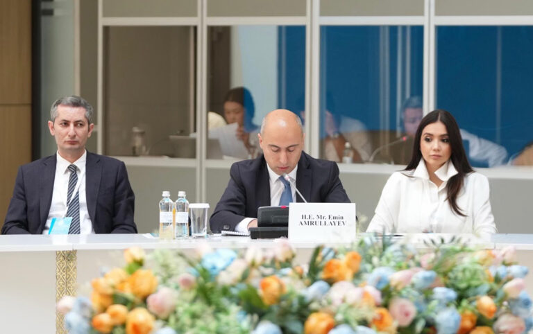 Emin Əmrullayev TDT-nin Təhsil Nazirlərinin 9-cu iclasında - FOTOLAR