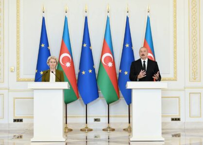 Prezident İlham Əliyev və Ursula Fon der Lyayen mətbuata birgə bəyanatlarla çıxış etdilər – YENİLƏNİB