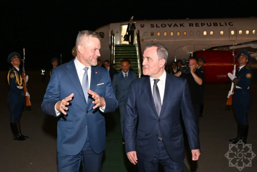 Slovakiya Prezidenti Azərbaycana gəldi