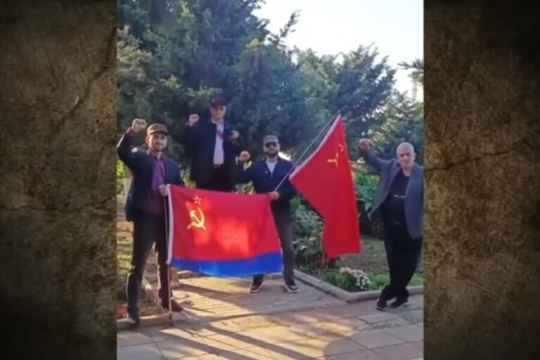 Bakıda SSRİ bayrağı ilə yürüşə cəhd edənlərə hökm oxundu