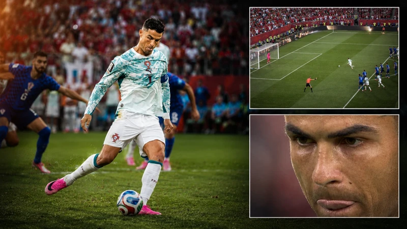 bc4380ed ronaldonun penalti oncesi soyledigi soz gundem oldu iste kameralara yansiyan o goruntu