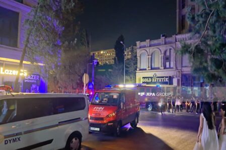 Bakıda yanğın: bina sakini tüstüdən zəhərləndi