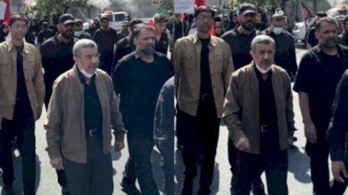 Öldüyü deyilən Əhmədinejad yürüşdə göründü – FOTOLAR