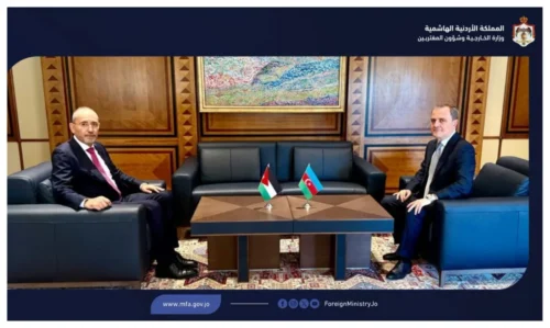Azərbaycan və İordaniya XİN başçıları danışıqlar aparır