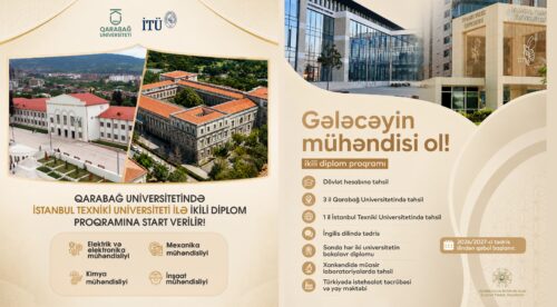 Qarabağ Universitetində ikili diplom proqramına start verilir