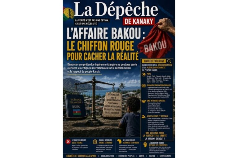 Bakı bəhanədir, əsas məsələ Fransanın... - “La Dépêche de Kanaky”