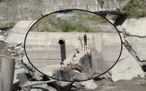 Bir aydır ki, körpü bu haldadır: sakinlər çətin durumda – VİDEO