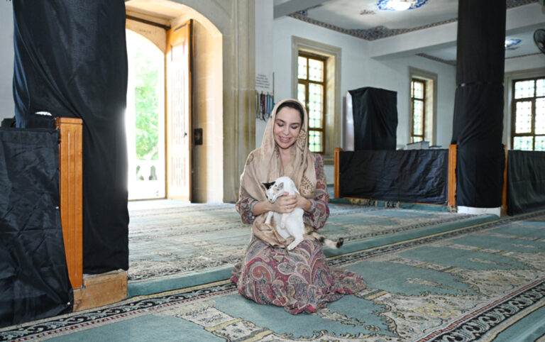 Leyla Əliyeva Yevlaxda - FOTOLAR