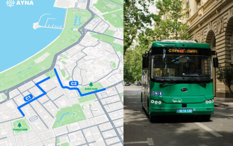Bakıda ödənişsiz avtobuslar fəaliyyətə başladı