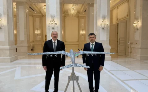 Prezident Bayraktarı qəbul etdi – FOTO