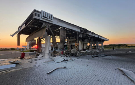 SOCAR-ın yanacaqdoldurma məntəqəsi vuruldu – Fotolar