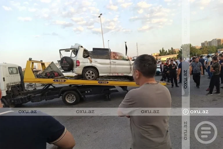 Bakıda ağır qəza: hərbçi öldü - VİDEO