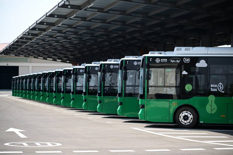 Naxçıvanda elektrik mühərrikli avtobuslar istismara verildi – VİDEO