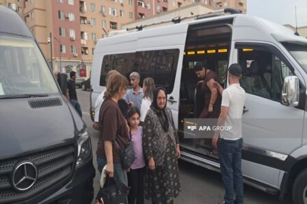 Xankəndiyə növbəti köç karvanı yola salınıb – FOTO