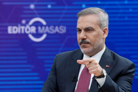 AA 20260808 42171094 42171093 DISISLERI BAKANI FIDAN AA EDITOR MASASINA KONUK OLDU