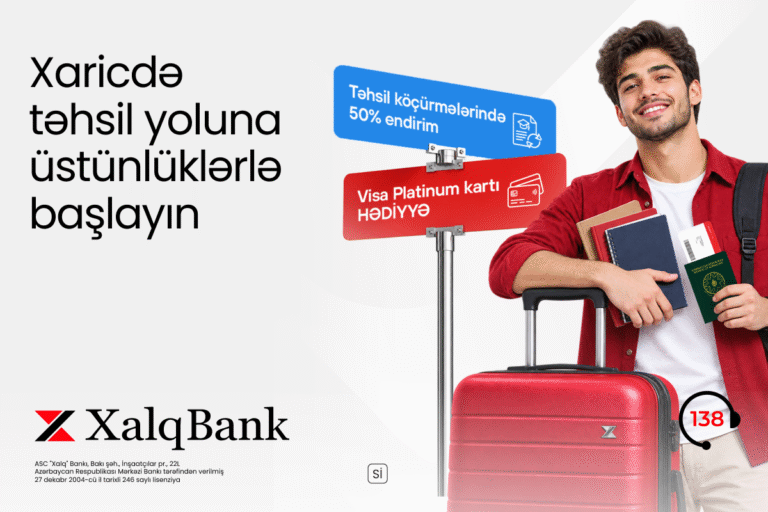 Xalq Bankdan xaricdə təhsillə bağlı sərfəli təklif