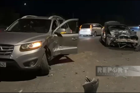 Sumqayıtda ağır qəza: xəsarət alanlar var – FOTO
