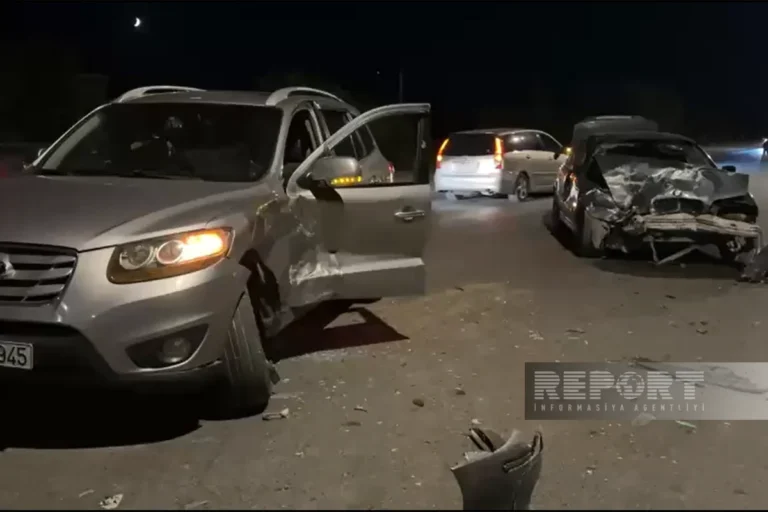 Sumqayıtda ağır qəza: xəsarət alanlar var – FOTO