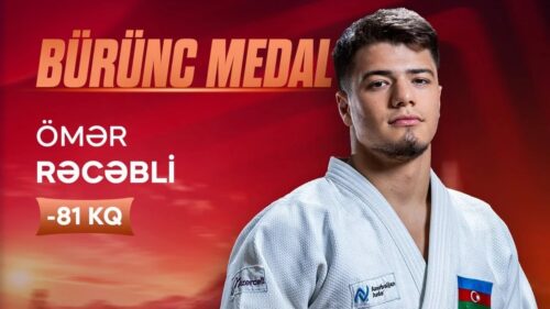 Cüdoçumuz bürünc medal qazandı