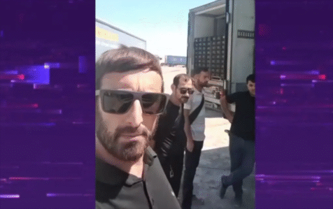 Azərbaycanlı sürücülər sərhəddə qalıblar – 100 minlik məhsul xarab oldu – VİDEO