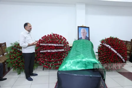 Tofiq Bakıxanovla vida mərasimi keçirilir – FOTOLAR