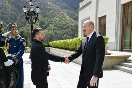 Zelenski İlham Əliyevə təşəkkür etdi – FOTO
