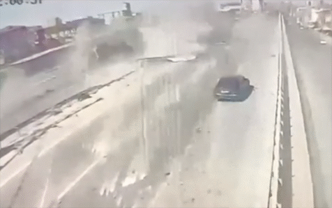 “Masazır dairəsi”ndəki dəhşətli qəzanın anbaan görüntüləri