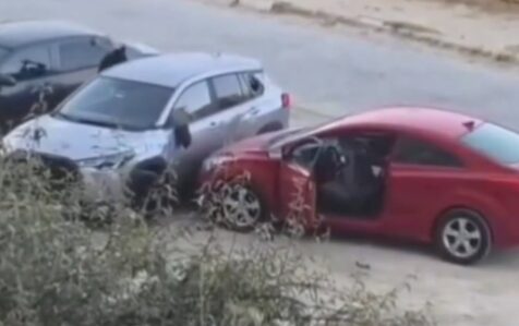Bakıda qadın maşına hücum çəkdi – VİDEO
