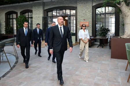 Prezident “Meysari Grand Hotel & SPA” kompleksinin açılışında – VİDEO