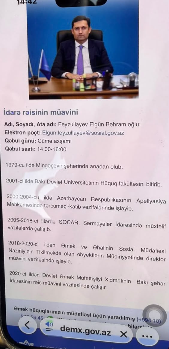 Toy xəbəri gündəm oldu, adı qurumun saytından silindi - FOTO 2 WhatsApp Image 2026 09 13 at 16 58 521