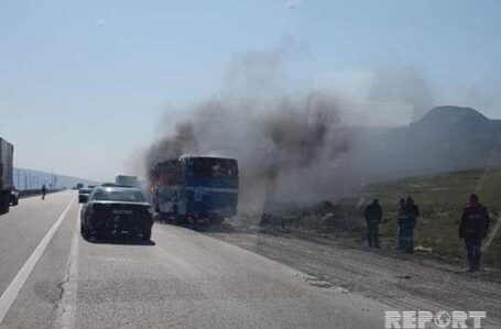 avtobus yangin