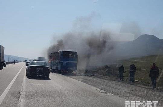 avtobus yangin