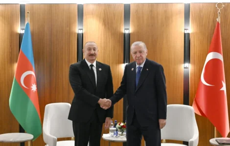 Bişkekdə İlham Əliyevin Ərdoğanla görüşü oldu – FOTOLAR