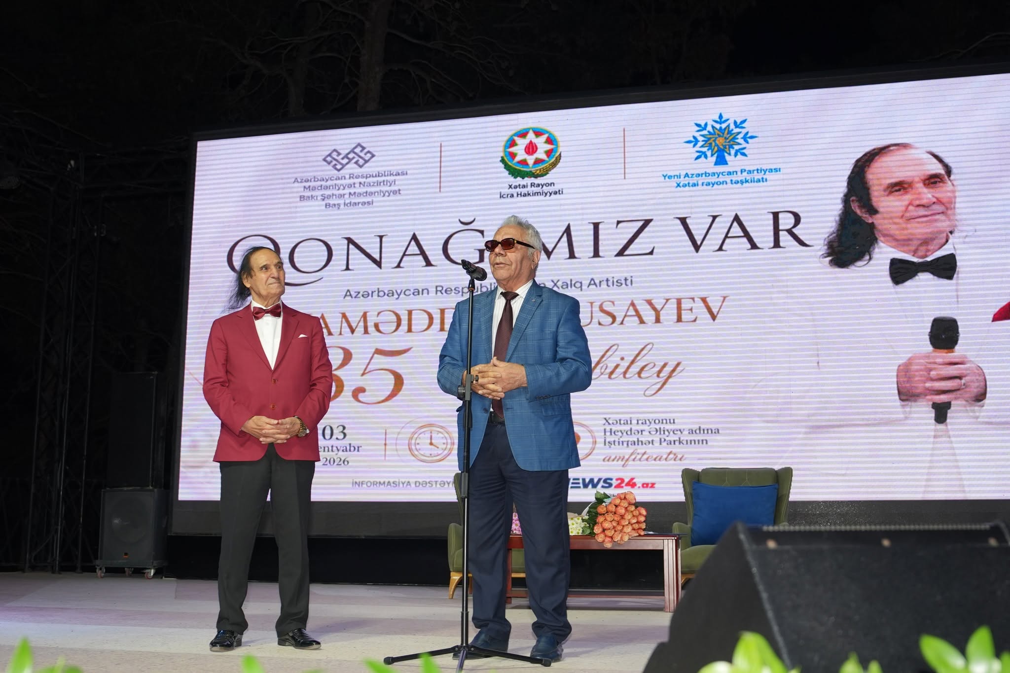 Xətaidə Niyaməddin Musayevin 85 illik yubileyi qeyd edildi - VİDEO 5 ny 5