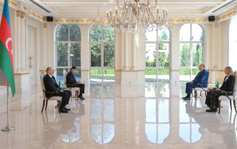 Prezident Estoniyanın ilk səfirini qəbul etdi – FOTOLAR