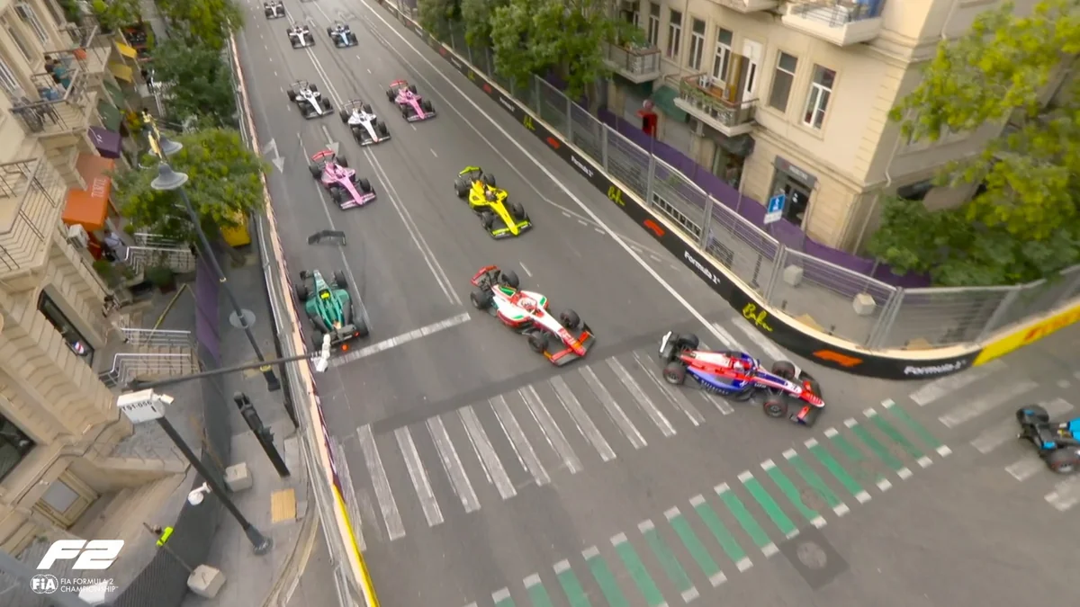 Formula 2: sprint yarışının qalibi mükafatlandırıldı - FOTOLAR 5 qza 2