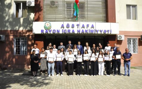 Seymur Orucov onları mükafatlandırdı – FOTOLAR