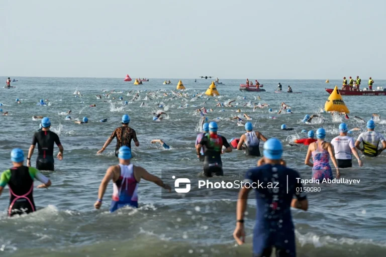 Bakıda keçirilən triatlon yarışının qalibi müəyyənləşdi - FOTOLAR